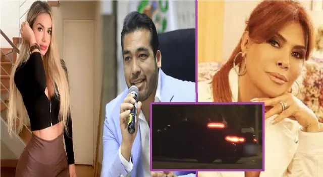 Magaly Medina reveló que auto en el que se trasladaron aún pertenece a Sofía Franco y Álvaro Paz de la Barra.