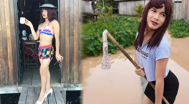 La Uchulú emocionada al recordar sus inicios. La Uchulú emocionada al recordar sus inicios.