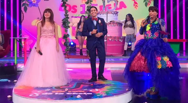 Feliz con su chambelán el "Shamuco" Feliz con su chambelán el "Shamuco"