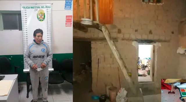 El detenido en la comisaría y la vivienda donde ocurrió el feminicidio El detenido en la comisaría y la vivienda donde ocurrió el feminicidio