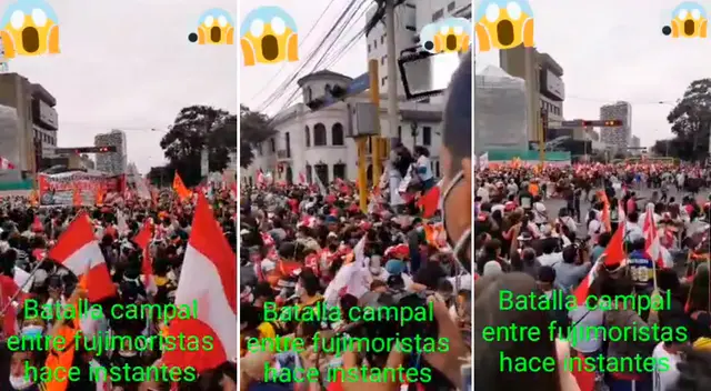 La pelea se registró en alrededores del Campo de Marte. La pelea se registró en alrededores del Campo de Marte.