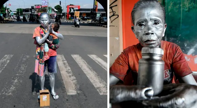 Abuela trabaja día y noche para conseguir dinero. Abuela trabaja día y noche para conseguir dinero.