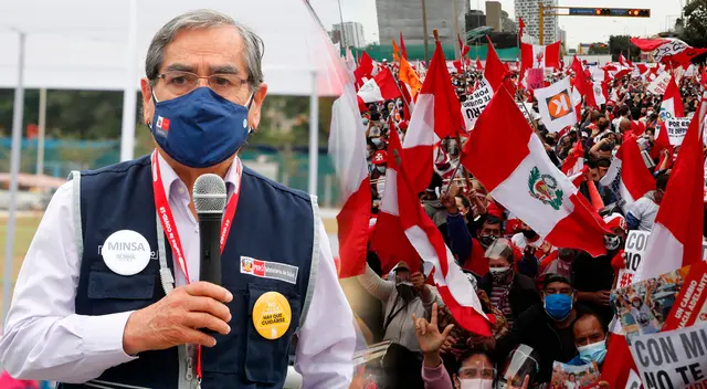 Óscar Ugarte rechazó manifestaciones tras las elecciones que perjudican en la vacunación contra el COVID-19.