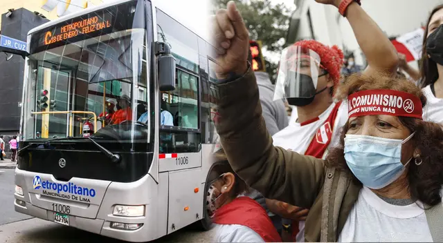 Metropolitano cambió ruta por marchas que se desarrollan este sábado. Metropolitano cambió ruta por marchas que se desarrollan este sábado.