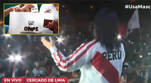 Keiko Fujimori convocó a marcha masiva en el Campo de Marte, Jesús María.