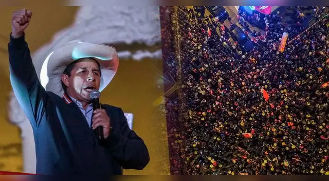 Pedro Castillo pidió serenidad a sus miles de seguidores.