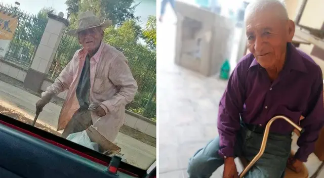 “Así quedo Don Felipe, bañadito, cambio nuevo y lo mejor una cena en familia”, contó Benita Dearz.