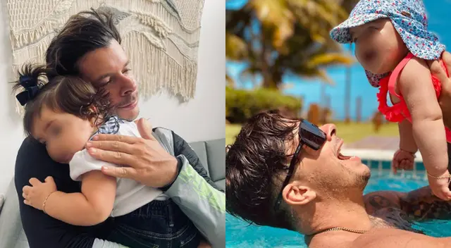 Mario Hart comparte la tierna imitación de su bebé como el profesor 'Jirafales' [VIDEO]