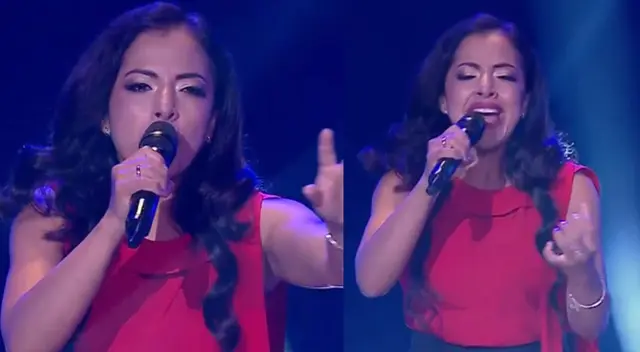 Luz Merly impresionó al jurado con su interpretación del tema 'Flor de retama'