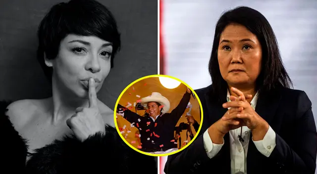 Tatiana Astengo feliz por los resultados de la ONPE.