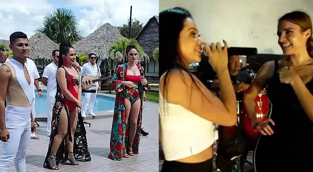 Melody se emociona tras ensayo con Explosión Iquitos.