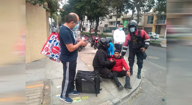 Falso repartidor de delivery detenido tras robar celular.
