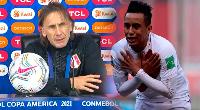 Ricardo Gareca fue consultado por la inconducta de Christian Cueva en conferencia.
