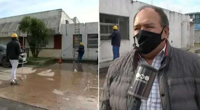 Juan Carlos decidió donar el trabajo de reparación y pintura que necesitaba el hospital. Juan Carlos decidió donar el trabajo de reparación y pintura que necesitaba el hospital.