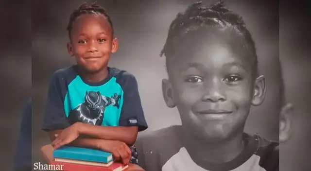 Shamar y su hermano estaba buscando a su chihuahua perdido. Shamar y su hermano estaba buscando a su chihuahua perdido.