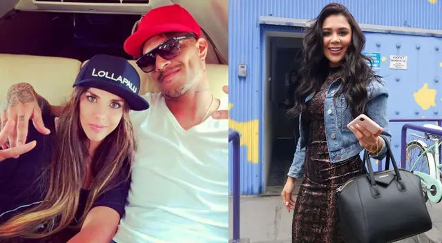 Paolo Guerrero y Alondra García Miró salen del Perú. Paolo Guerrero y Alondra García Miró salen del Perú.