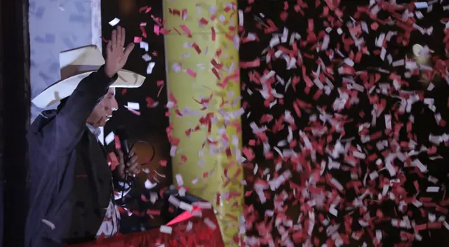 Pedro Castillo se pronunció tras los resultados oficiales de la ONPE, que lo colocan en primer lugar. Pedro Castillo se pronunció tras los resultados oficiales de la ONPE, que lo colocan en primer lugar.