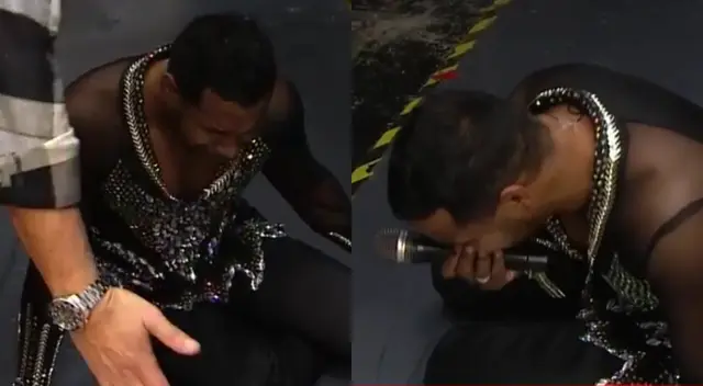 Edson Dávila se mostró indignado por los comentarios de Yaco Eskenazi, y dejó el set, tirándose al piso entre lágrimas.