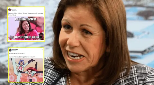 Lourdes Flores y sus mejores memes luego de formar parte del equipo de Keiko Fujimori. Lourdes Flores y sus mejores memes luego de formar parte del equipo de Keiko Fujimori.