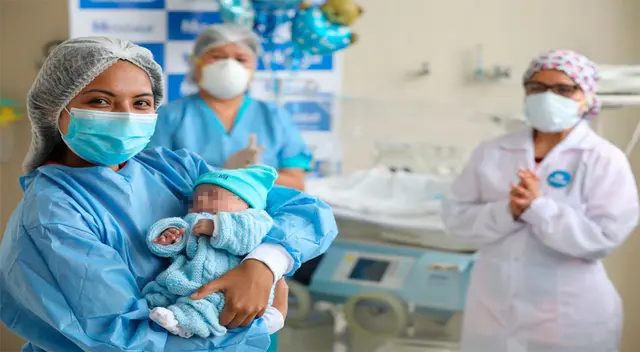 Jorgito nació por cesárea