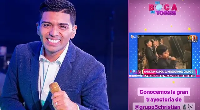 Christian Yaipén es sorprendido en el programa En boca de todos.