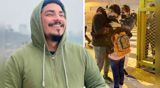 Erick Elera acudió de madrugada a recoger a su hija, procedente de Estados Unidos. Foto: Erick Elera / Instagram