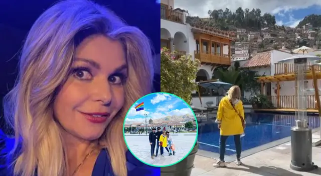 La recordada Soraya de María la del barrio, Itatí Cantoral, aprovechó pasar unos días con su familia en Cusco antes de comenzar sus actividades en Lima.