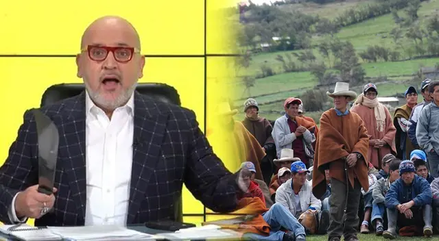 Beto Ortiz es tildado de 'clasista' por referirse a seguidores de Pedro Castillo como 'invasores'