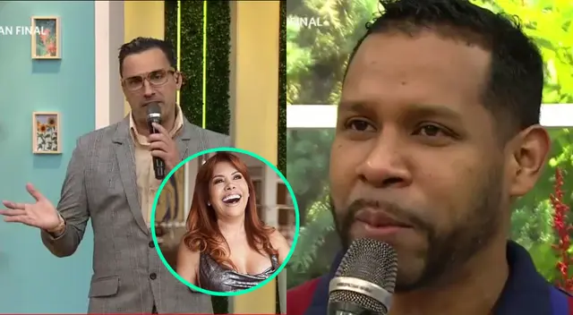 Santi Lesmes llegó a América Hoy, y sorprendió al informarle a Giselo que Magaly Medina hablaría de él esta noche, pero no para elogiarlo. Santi Lesmes llegó a América Hoy, y sorprendió al informarle a Giselo que Magaly Medina hablaría de él esta noche, pero no para elogiarlo.