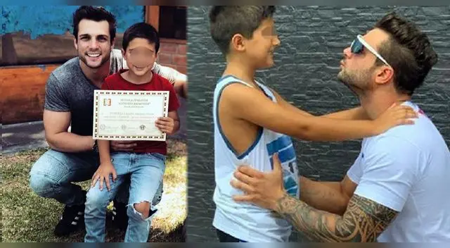 Nicola Porcella y 3 momentos especiales que pasó con su hijo Adriano Porcella y lo compartió en redes sociales