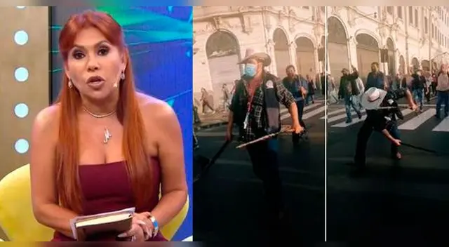 Magaly Medina no perdona la violencia en las calles. Magaly Medina no perdona la violencia en las calles.