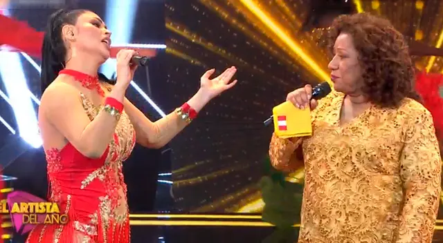 Pamela Franco cautivo al jurado de El artista del Año.