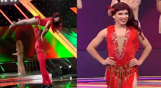 La Uchulú demostró sus dotes de baile en El Artista del año.