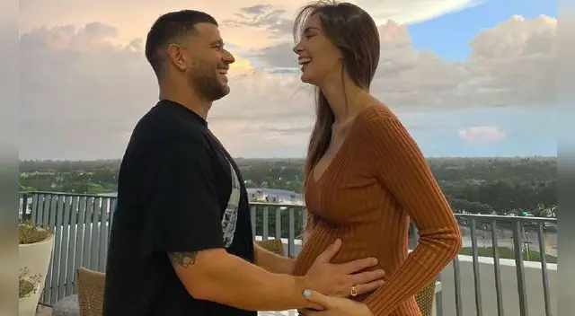 La pareja está a dos meses de recibir a su segundo hijo.