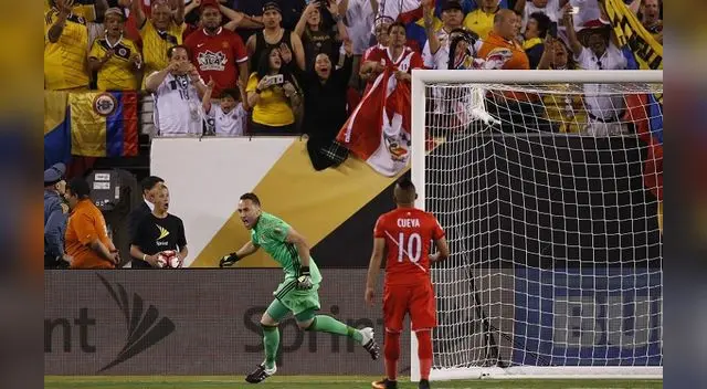 La última vez que se enfrentó Perú con Colombia fue en la Copa Centenario y lo cafeteros  ganaron en penales.