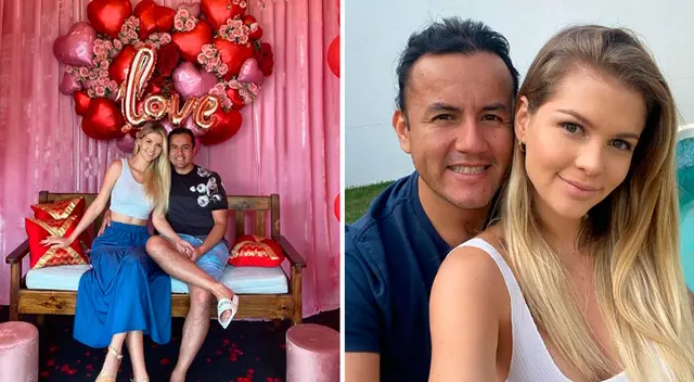 Brunella Horna se muestra romántica con Richard Acuña. Brunella Horna se muestra romántica con Richard Acuña.