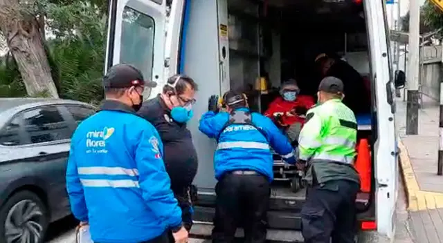 conductor atropella a un repartidor de delivery