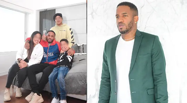 Jefferson Farfán feliz de pasar el Día del Padre con todos sus hijos
