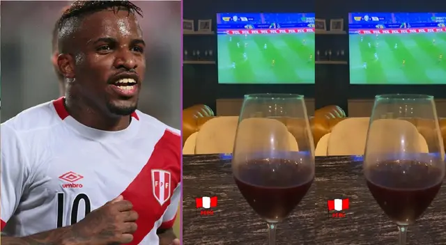 Jefferson Farfán celebra victoria del Perú ante Colombia.
