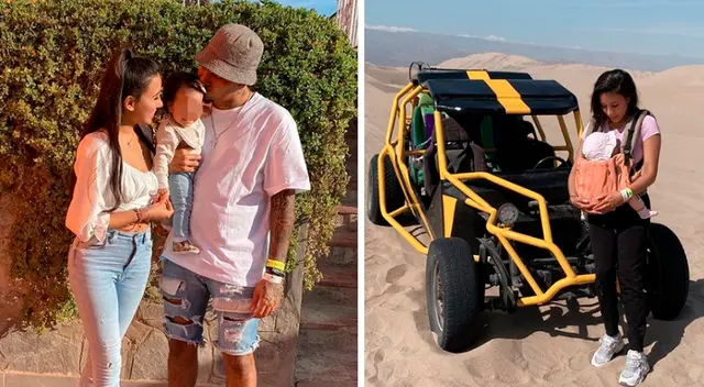 Samahara Lobatón disfruta de su paseo a Ica con su familia.