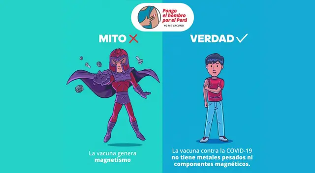desmiente información que indica que la vacunación genere magnetismo desmiente información que indica que la vacunación genere magnetismo