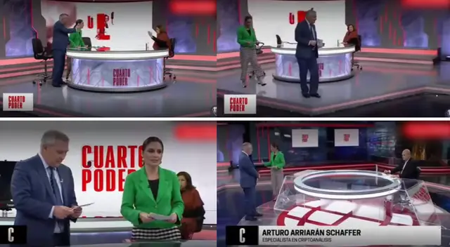 Peculiar escena registrada en Cuarto Poder llamó la atención en las redes sociales.