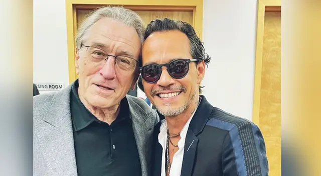 Marc Anthony y Robert De Niro tienen una estrecha amistad.