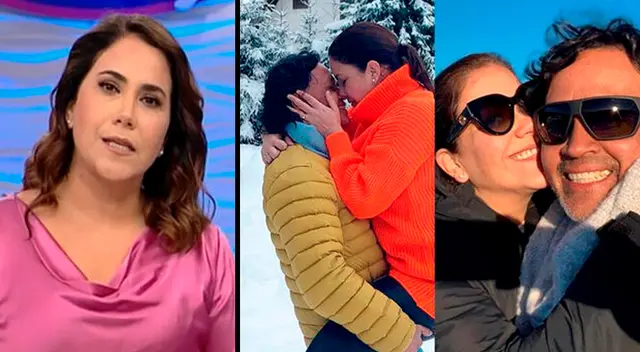 Andrea Llosa anunció su divorcio.