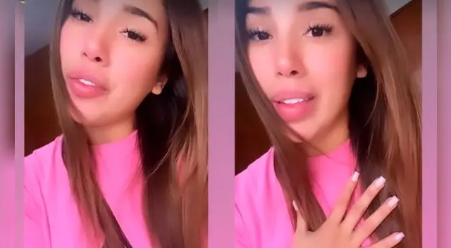 Yahaira Plasencia tras el sismo en Lima. Yahaira Plasencia tras el sismo en Lima.