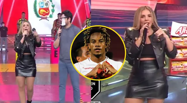 Johanna San Miguel se emociona y narra partido de Perú vs. Ecuador. Johanna San Miguel se emociona y narra partido de Perú vs. Ecuador.