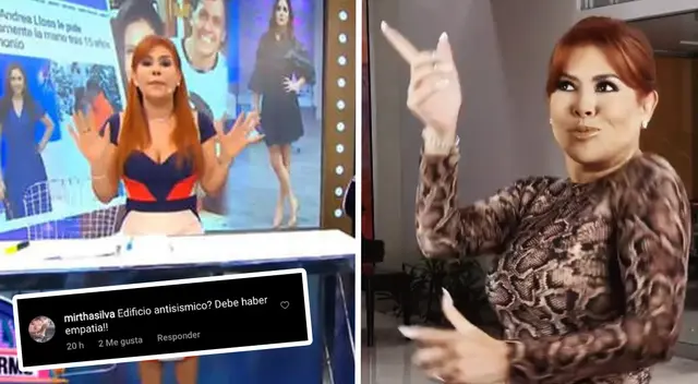 Magaly Medina a quienes critican su reacción ante el sismo: “No tienen nada que hacer en el día”