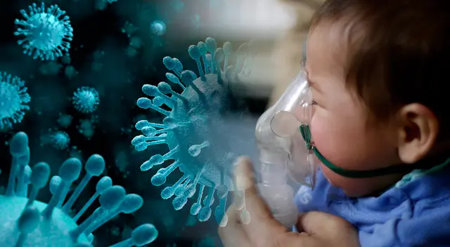 Aunque no exista ningún vínculo con el coronavirus, el VSR genera síntomas similares.