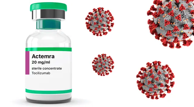Los ensayos clínicos de 5,600 pacientes hospitalizados demostraron que reduce la duración de la estancia hospitalaria, la ventilación y el riesgo de muerte .