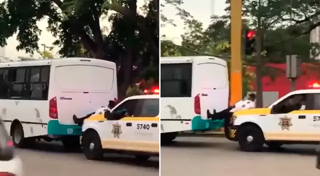 El curioso hecho fue grabado en la Ciudad de México.